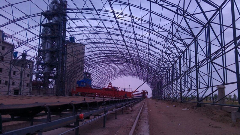 南通煤棚网架安装